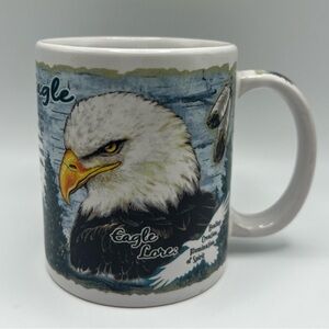 Bald Eagle Ceramic Mug Polar Graphics, USA Share the Earth Eagle Lore Vintage